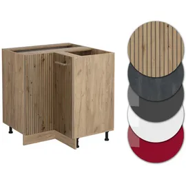 Vicco Eckunterschrank R-Line 75,6 x 81,6 x 46 cm Braun