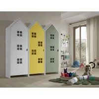 Vipack Set: 3 Schränke 1T CASAMI BRUGES Jugendschrank Wäscheschrank