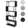 Mendler Bücherregal HWC-A27 Standregal 183 x 80 x 5 cm Dunkelbraun
