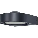 LEDVANCE SMART+ Outdoor WiFi-Wandleuchte 6,7W, 420lm, grau, regulierbares Weißlicht, dimmbar, mit ausrichtbarem Leuchtenkopf, steuerbar per App, k... - Schwarz