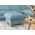 Home Affaire Polsterhocker Lindgren 61 x 46 x 61 cm Blau