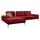 W.Schillig Ecksofa "run, Designsofa mit tollem Sitzkomfort, L-Form", rot (light brick w82), B:299cm H:88cm T:178cm, Longlife Xtra-Leder Z73: Naturwalkleder der Luxusklasse aus den erlesensten Rohhäuten.