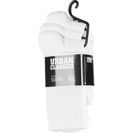 URBAN CLASSICS Socken 3-Paar Weiß 35-38