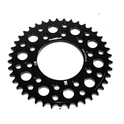 Kettenrad Alu CNC 420 - 43 Zähne - 5 Schrauben YCF Pit Bike schwarz
