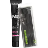 Megasmile Zahnbürsten + CURAPROX Black Is White Whitening Zahnpasta SET
