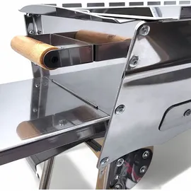 Grillpeter Mangal Edelstahl 2 mm Schaschlickgrill Set + 11 Spieße