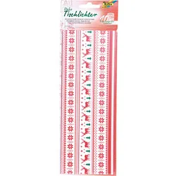 folia Transparentpapier Tischlichter Weihnachtszauber 10,0 x 27,0 cm 115 g/qm, 10 Blatt