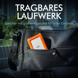 LaCie Rugged Mini 2 TB USB 3.2 Orange/Silber 9000298