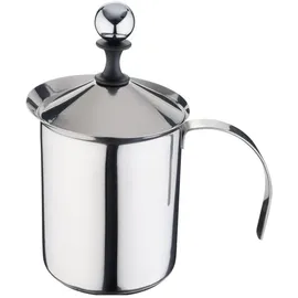 Forever Milchaufschäumer 0,8 Liter Edelstahl schwarz
