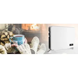 ETA WARMIE ETA062490000, 2000 W, LED Display, Timer, Temperatureinstellung 5-35 °C, 3 Leistungsstufen, Weiß