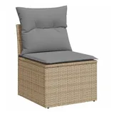 vidaXL Gartensessel 55 x 69 x 62 cm beige 1 St.