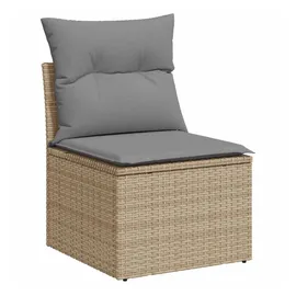 vidaXL Gartensessel 55 x 69 x 62 cm beige 1 St.