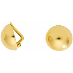 Paar Ohrclips ADELIA ́S "333 Gold Ohrringe Ohrclips Ø 14 mm", gold, Ohrringe, Damen, Damen, Gelbgold 333, Goldschmuck für Damen