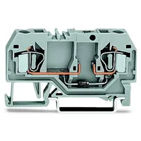 WAGO 281-915/281-400 Diodenklemme 6mm Zugfeder Belegung: L Grau 50St.