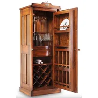 Casa Padrino Luxus Vintage Stil Barschrank Braun 69,5 x