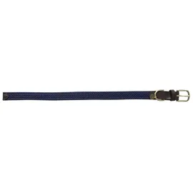 Kentucky Plaited Hundehalsband Navy M 50 cm