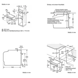 Bosch Herdset BOSCH Backofen Kindersicherung mit Induktionskochfeld PowerBoost - autark, 60 cm