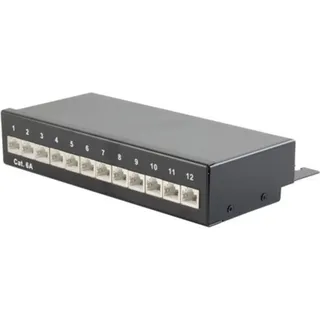 S-Conn 75076 - Cat6a - RJ-45 - Cat6a - Schwarz - 212 mm - 45 mm (75076)