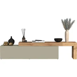 INOSIGN Lowboard INOSIGN "Chronos TV-Board, TV-Schrank", braun (taube, eiche wotan), B:270cm H:51cm T:40cm, Sideboards, Lowboard, Breite 270 cm TV-Board,Lowboard,1 Klappe und ein L-Förmiger Aufsatz