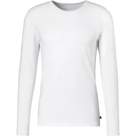 H.I.S. H.I.S Langarmshirt Packung, 2er-Pack, Doppelpack Unterziehshirt aus Baumwoll-Mix Gr. M, weiß, | 720003-M