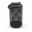 Spetebo LED Solar Laterne Metall 28 x 16 cm Garten Deko schwarz
