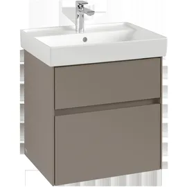 Villeroy & Boch Collaro Waschtischunterschrank C00800AH 55,4x54,6x44,4cm, Waschbecken mittig, Wine Red
