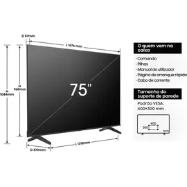 Hisense 75A6N 75 Zoll UHD LED 4K TV