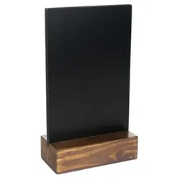 DECOR SERVICE Tisch-Kreidetafel, dunkelbraun, A6, 1 Stk.