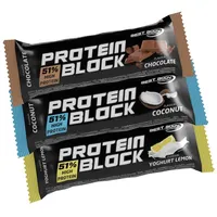 Best Body Protein Block Mix Box Lemon, Vanille, Kokos, Schokolade Riegel 15 x 90 g