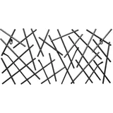 Sconto Wandgarderobe Mikado Schwarz