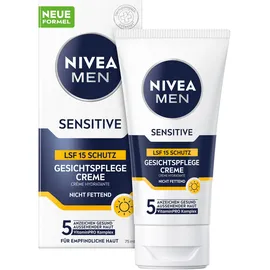 NIVEA MEN Sensitive Gesichtscreme LSF 15