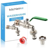 Bächlein Wasserhahn 1/2 & 3/4 Zoll grün