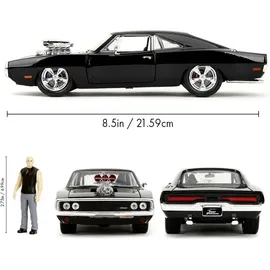 Jada Fast & Furious Dodge Charger 1:24 Modellauto - Schwarz