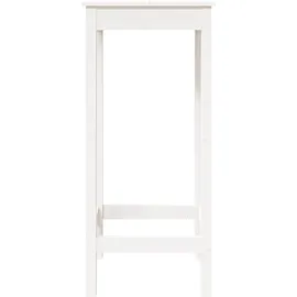 vidaXL Bartisch 50 x 50 x 110 cm Weiß