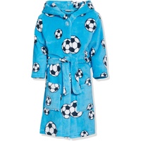 Playshoes Fleece-Bademantel Morgenmantel, blau