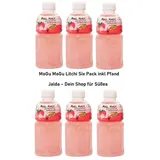 Mogu Mogu Fruchtsaft Litchi Six Pack Halal Coco de Nata - inkl 1.50Pfand