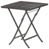 Merxx Samos Klapptisch 60 x 60 x 71 cm Graphit/Schwarz