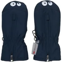 Color Kids Mittens with Zipper 6480 total eclipse