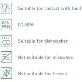 Mepal Modula Vorratsdose weiß 4800 ml 2-teiliges Set