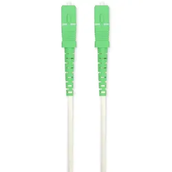 Nedis Glasfaser-Netzwerkkabel - SMF (Single Mode Phase) - SC/APC - SC/APC - 100 Gbps - 6.00 m - Weiss - Gift Box with Euro Lock