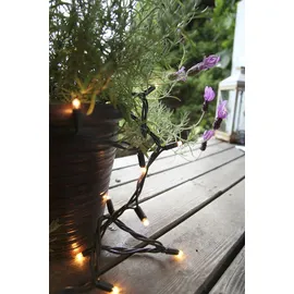 Best Season LED Lichterkette 10 m Schwarz warmweiß