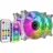 Mars Gaming MF-3DKIT Kit 3 ARGB 360° 12cm Lüfter, 3D Infinity Mirror, Anti-vibrationssystem, ARGB Controller, RF Fernbedienung, Voll Kompatibel