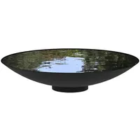 Adezz Wasserschale rund Corten-Stahl Rost braun/orange Wasserspiel verschiedene Größen 150x31 cm - Adezz