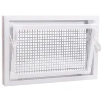 ACO Severin Ahlmann GmbH & Co. KG Kellerfenster Einfachglas ESG Kippfenster weiß 60x50cm + Schutzgitter, wärmeisolierend, inkl. Mäuseschutz, einfache Montage weiß