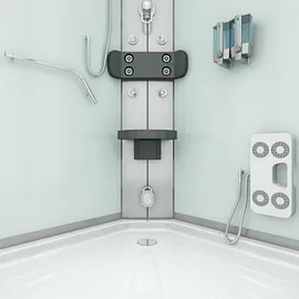 AcquaVapore Duschkabine Dusche D58-00M0 80x80 cm ohne 2K Scheiben Versiegelung