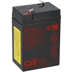 CSB Bleiakku 6V 4,5Ah GP645F1 AGM Bleibatterie wartungsfrei