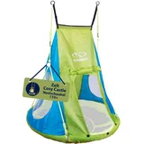 Hudora Zelt Cosy Castle für Nestschaukel hellgrün/türkis 72155
