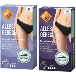 NUR DIE Damen Perioden-Slip Alles Geregelt Set Tag + Nacht 2er Pack