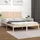 vidaXL Massivholzbett 180 x 200 cm Braun