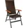 Tectake tectake® Rattanstuhl Canberra mit Aluminiumgestell wetterfest und UV-beständig, 58 x 72 x 108 cm